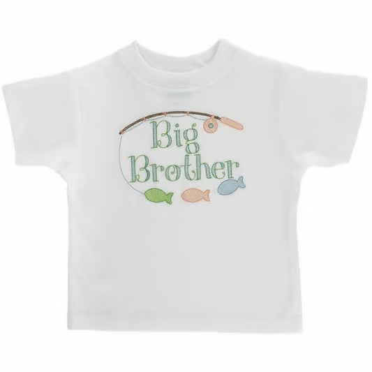 KNIT BIG BROTHER TEE - WHITE