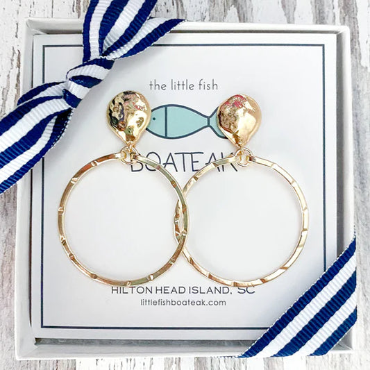 CLASS-SEA MAINSAIL SMALL HOOPS - GOLD
