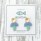 SEA LEAF EARRINGS