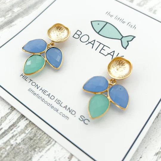 SEA LEAF EARRINGS