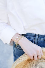 THIN PAPERCLIP CHAIN BRACELET - SILVER