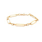 MODERN CHAIN LINK BRACELET - GOLD