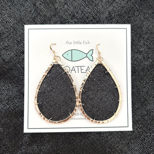 BLACK SHIMMER LINEN SCHOONER