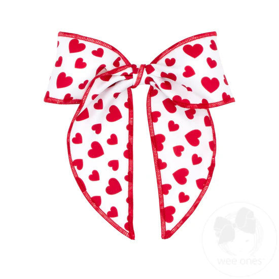 MEDIUM HEART BOWTIE TAILS BOW