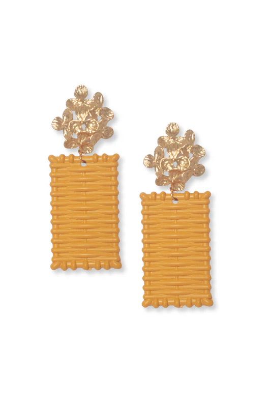 MACKIE EARRINGS - MUSTARD