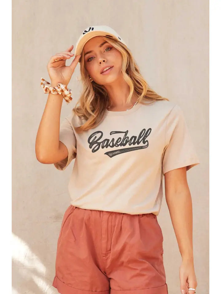 BASEBALL GRAPHIC T - VINTAGE WHITE