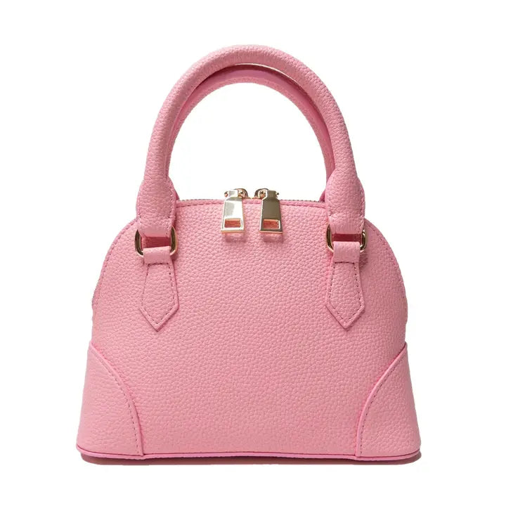 CHARLOTTE PURSE W/ HEART CHARM - BUBBLEGUM