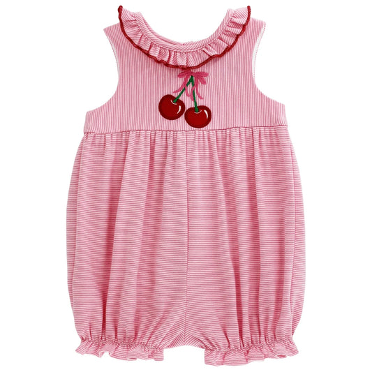 CHERRY JUBILEE KNIT ROMPER
