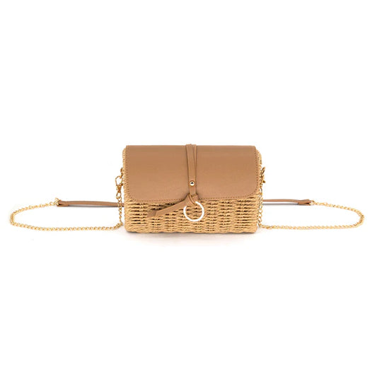 CROSSBODY BAG -TAN
