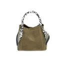 GIANNA SUEDE BAG - OLIVE