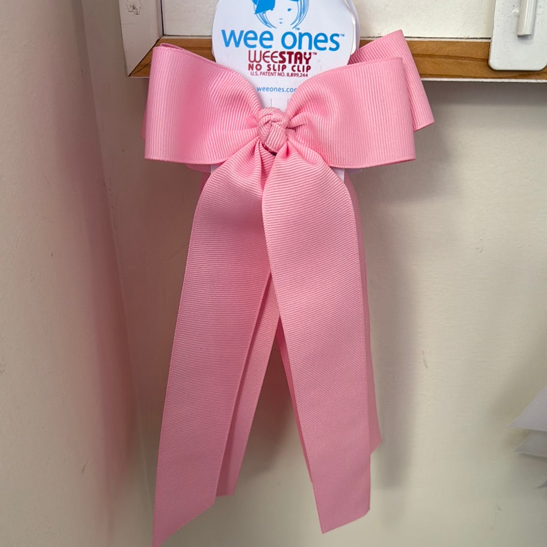 PEARL PINK BOWTIE STREAMER TAIL - ASSORTED SIZES