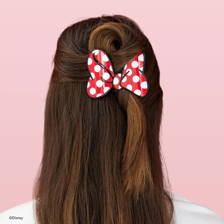 DISNEY MINNIE BOW FLAT HAIR CLIP - ASSORTED SIZES