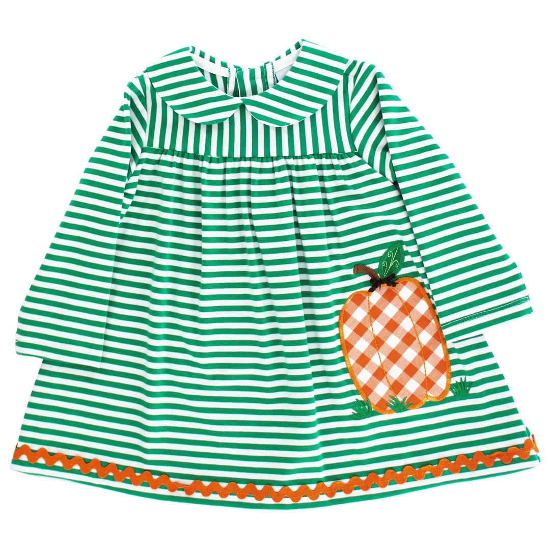 KNIT DRESS - PRIZE PUMPKIN