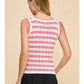 STRIPED TOP - PINK