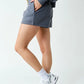 CLOUDWALK FLEECE BILLOW SHORTS - GRAPHITE