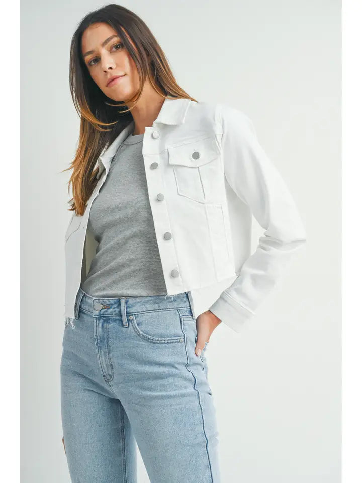 FRAY JACKET - WHITE