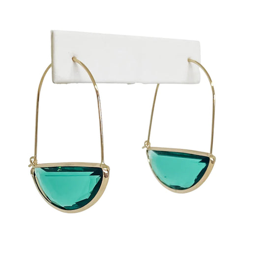 REESE EARRINGS - GREEN