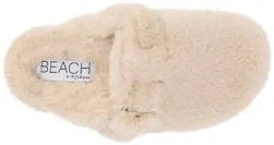 PORTLAND  SLIP ON CLOG FAUX FUR - NATURAL