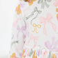 BOHO BOWS 3/4 SLEEVE POCKET TWIRL DRESS