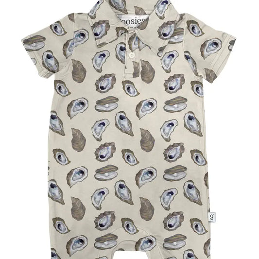 POLO ROMPER - OYSTERS