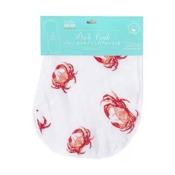 BURP CLOTH/BIB SET - ASSORTED STYLES