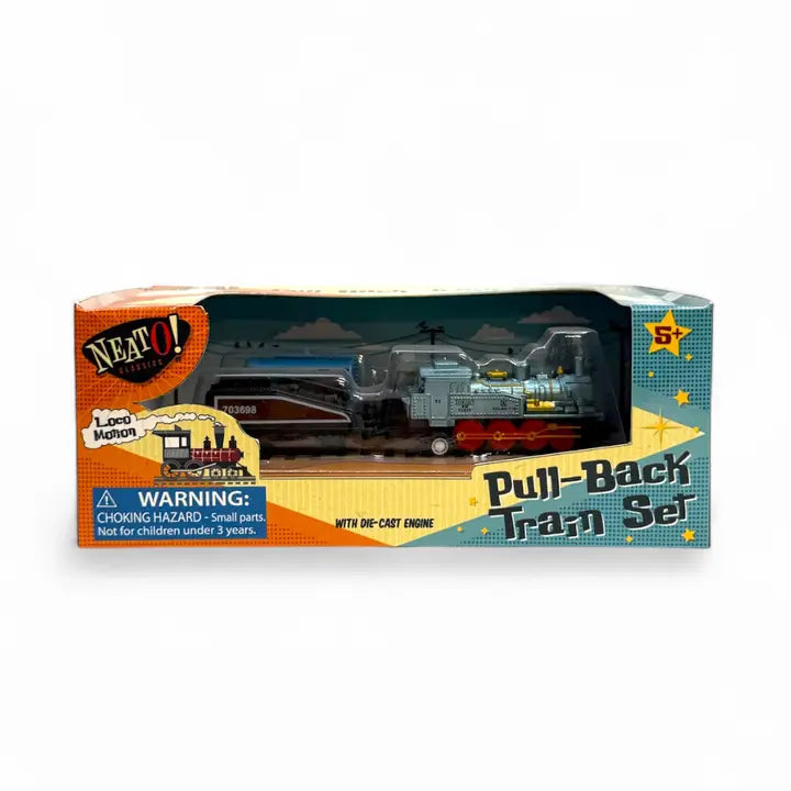 PULL BACK TRAIN SET - RETRO