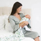 SOLID BAMBOO KNIT MATERNITY ROBE - ASSORTED COLORS