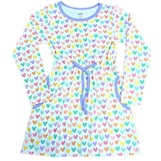 CAMILLE DRESS - RAINBOW HEART