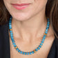 COLLINS NECKLACE - BLUE