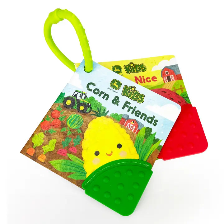 JOHN DEERE CORN & FRIENDS/BERRY NICE! TUFFY BOOK (TEETHER)