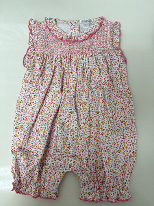 BLOSSOMING BOWS SHORT PLAYSUIT