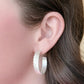 DELLA HOOP EARRINGS - SILVER