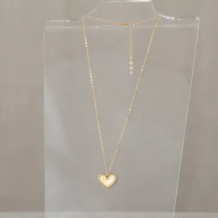NECKLACE HEART 1COR 13:13  - 12''