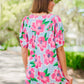 PENNY DRESS - SEA FLOWER BLUE