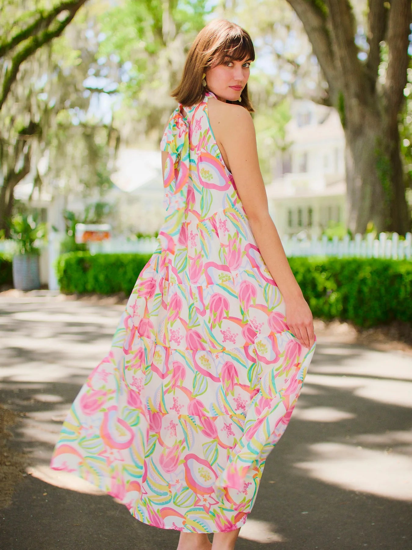 BETHANY DRESS - COPACABANA WHITE