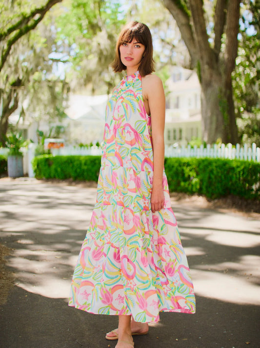 BETHANY DRESS - COPACABANA WHITE