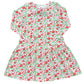 LOREN KNIT DRESS - RED & PINK FLORAL