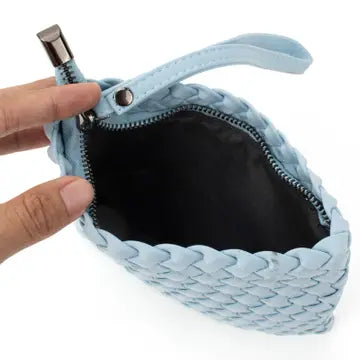 THE CHLOE -  SMALL WOVEN CROSSBODY TOTE - ASSORTED COLORS