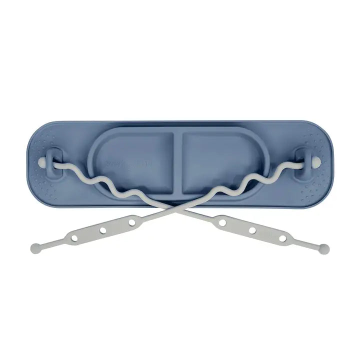 MINI MAT WITH TOY STRAPS - PEWTER
