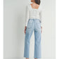 SLIM WIDE LEG - LIGHT DENIM