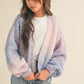 GIRLS MULTI COLOR RAINBOW SWEATER CARDIGAN