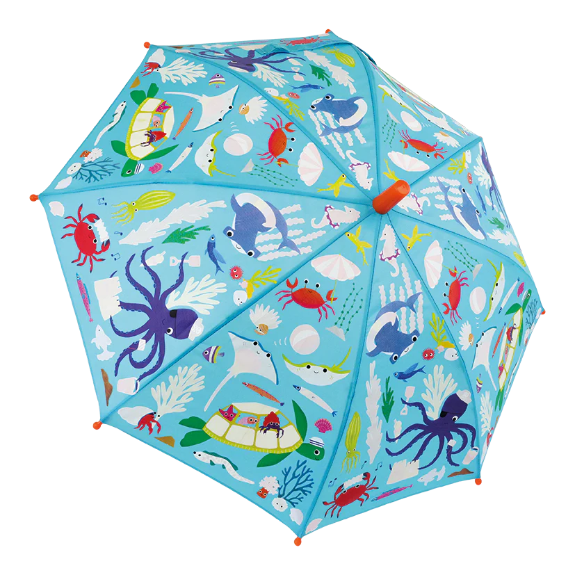 COLOUR CHANGING UMBRELLA - OCEAN