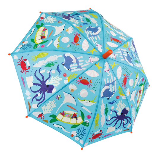 COLOUR CHANGING UMBRELLA - OCEAN