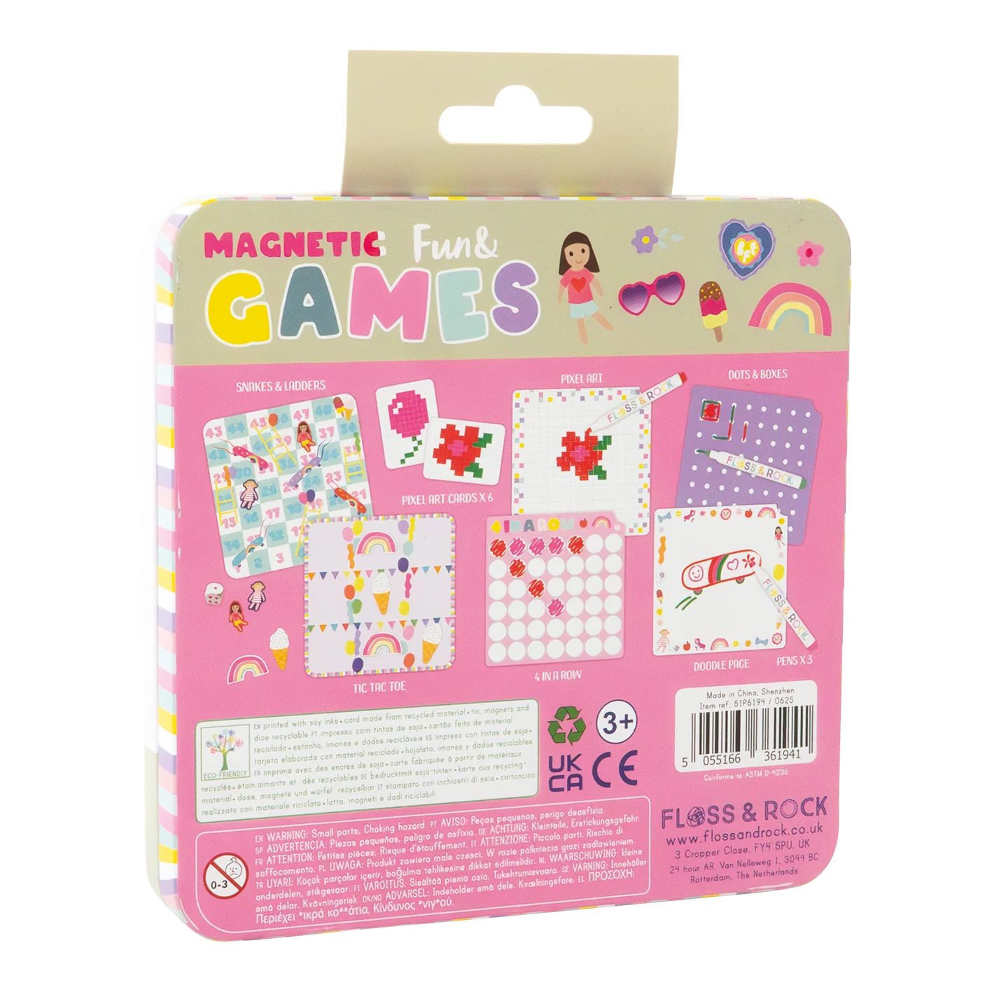 MAGNETIC FUN & GAMES TIN - ASSORTED