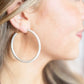 PHOEBE HOOP EARRINGS - SILVER