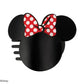 DISNEY MINNIE MOUSE SHAPED HAIR CLIP - ASSORTED SIZES