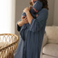 LABOR & DELIVERY NIGHTGOWN - DUSTY BLUE