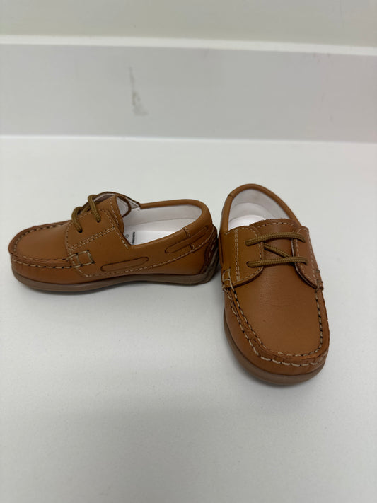 BOYS CAMP MOCCASIN LEATHER - NATURAL