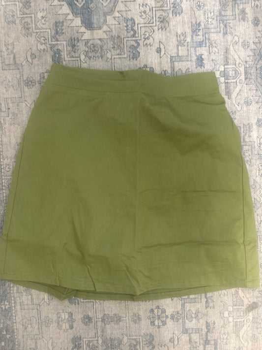 PLAIN SKORT - GREEN