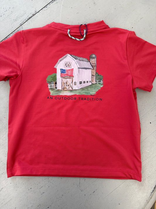 BOYS PRO PERFORMANCE SS T-SHIRT - WATERMELON